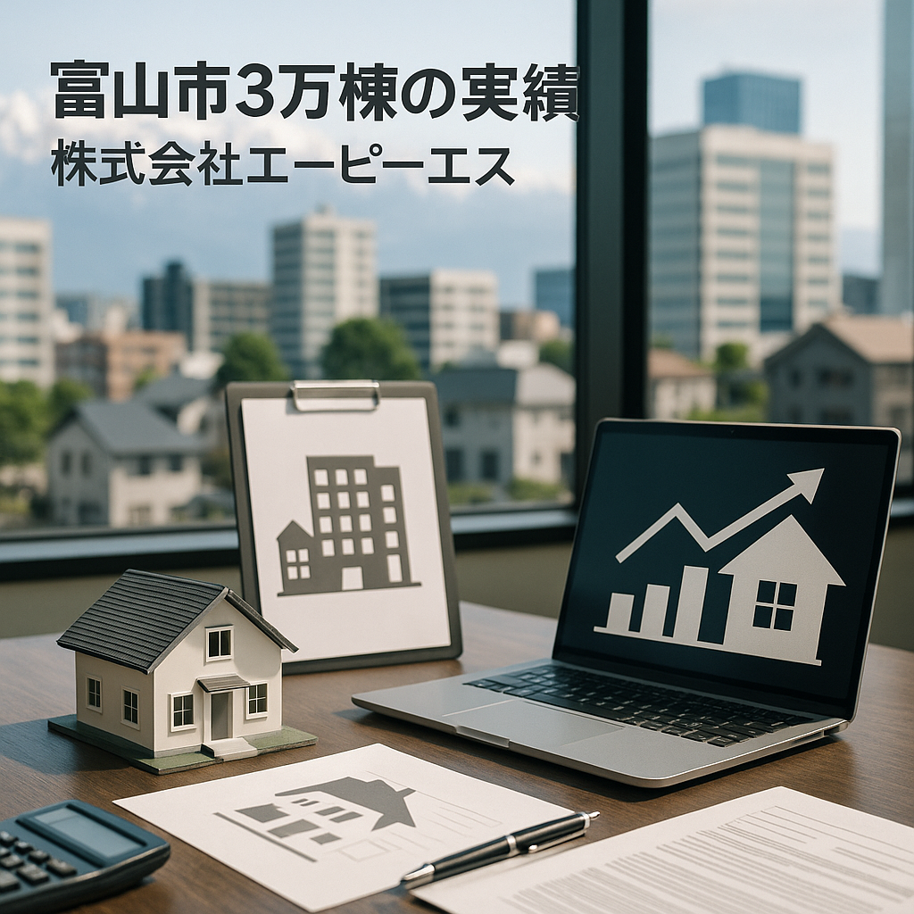 富山市3万棟の実績 株式会社エーピーエス、年間300件の売却支援